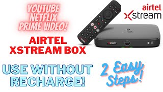 How To Use Airtel Xstream Smart Box Without Recharge | VOD Apps with Zero Balance screenshot 1