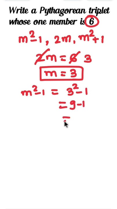 Math Pythagorean triplet #mathtrick #educational #pythagoreantriplet # ...