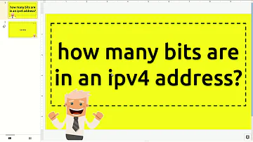 How many bits are in IPv4?