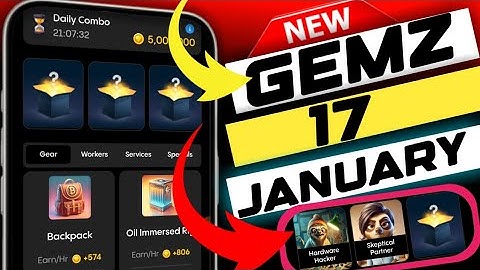 gemz daily combo today 17 January | 17 January gemz daily CODE combo today | gemz daily combo #gemz