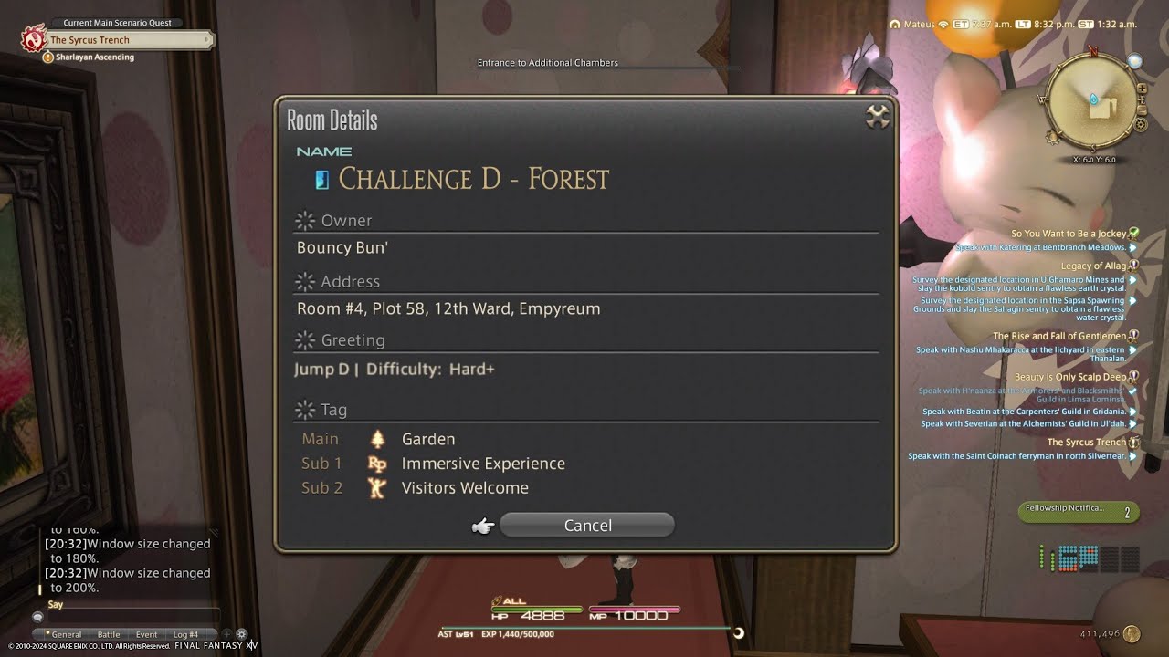FFXIV - Forest: Crystal Jump Puzzle #11 (Hard) 03/20/24