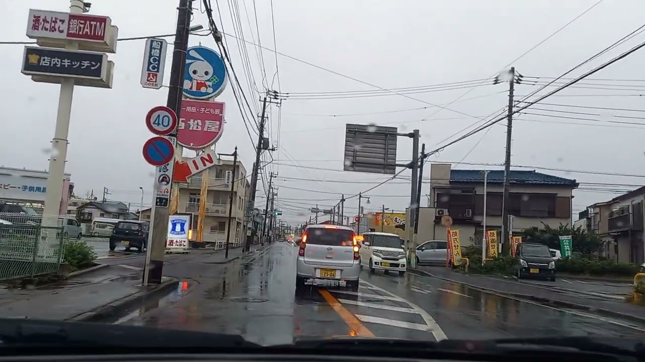 『Drive　船橋』京成松戸線・三咲駅からJR総武線・船橋駅　２０２５・１０・２２　Wed　Funabashi　Chiba　Japan