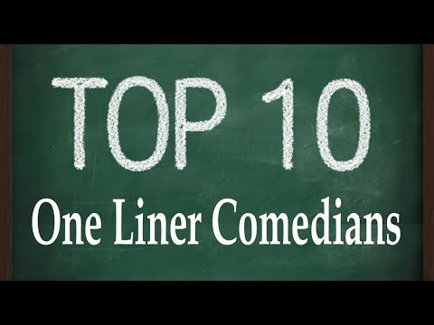 Top 10 One Liner Comedians