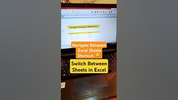 Shortcut key to Switch Between Sheets in Excel #shorts #exceltips #shortcutkeys