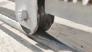 Gate roller jam
