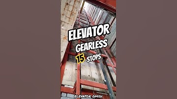 Gearless Elevator Installation | Workshop Mechanical Components in Action