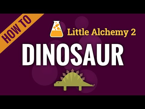 How to make DINOSAUR in Little Alchemy 2 