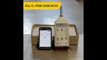 The difference between a real sound meter and a phone