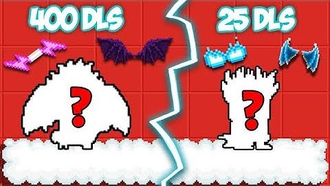 Growtopia | 400 Dls Vs 25 Dls Set Challenge!(OMFG)