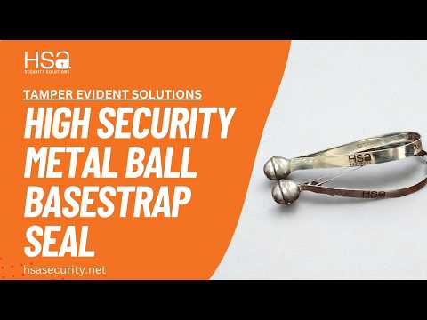 Video thumbnail for Heavy Duty Cargo Protection: Metal Ball Base Strap Seal| HSA Security Solutions
