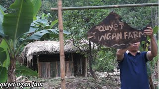 make a gate, fence the garden, find mussels and cook delicious soup. quyet ngan fram