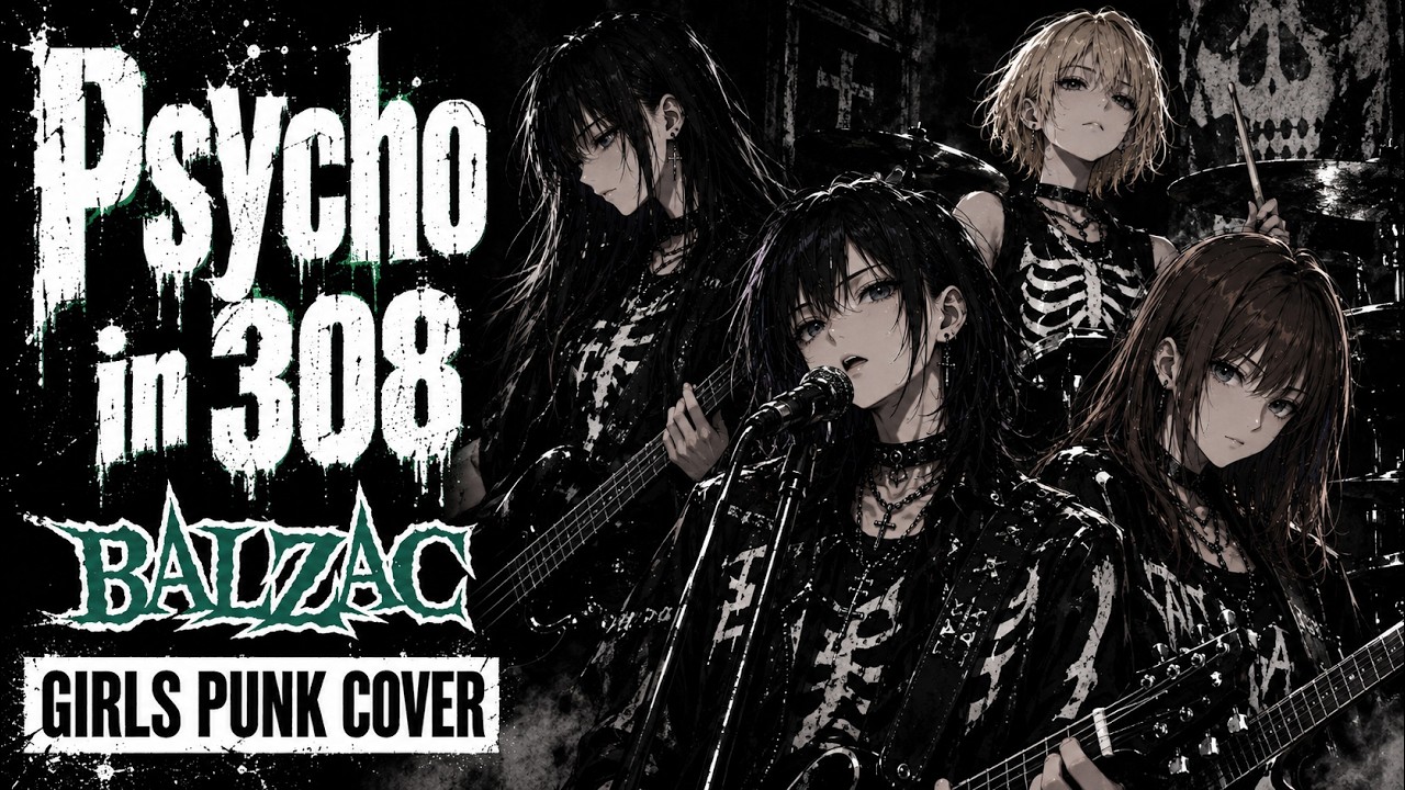 BALZAC / DVD：PSYCHO IN 308（1995年VHSビデオ作品 BALZAC「Psycho in 308」Covered by AiM / Anti Image Machine【Girls