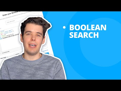 Boolean search | Awario video tutorial