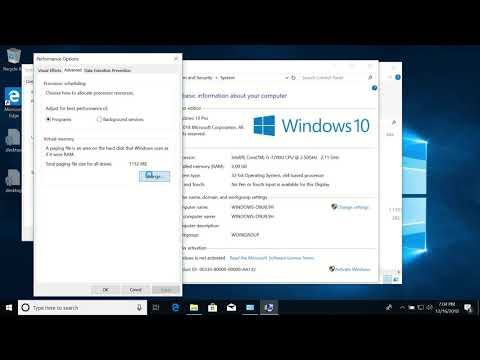 Video: Paano Baguhin Ang Paging File Sa Windows