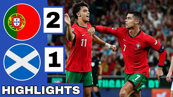 🔴Portugal vs Scotland (2-1) Extended HIGHLIGHTS | Ronaldo Winning GOAL | UEFA Nations League