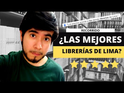 VLOG: Recorrí las tres MEJORES librerías de LIMA