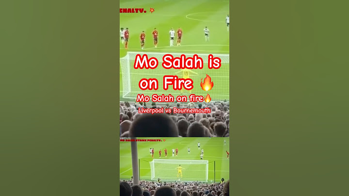 Mo Salah on Fire 🔥- Liverpool vs Bournemouth #shorts #bouliv #lfc #liverpool #salah #football #pl