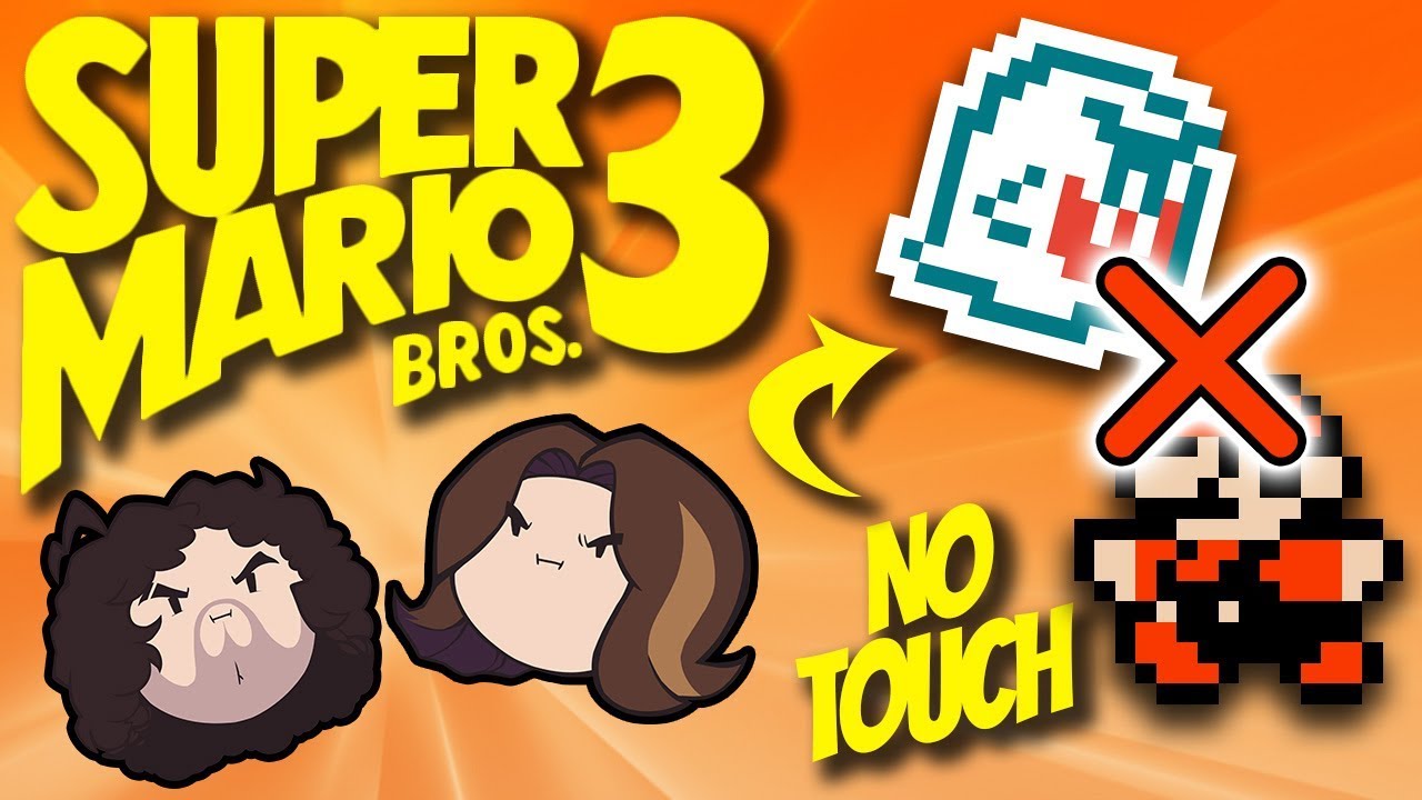 Mario 3: No Touch Challenge - PART 2 - Game Grumps games people play