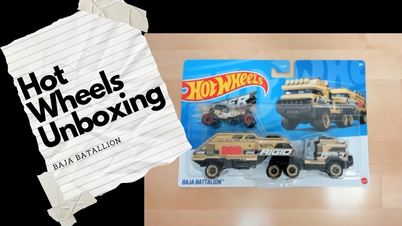 *New* Hot Wheels "Baja Batallion" OffRoad/Overlanding Themed Hauler