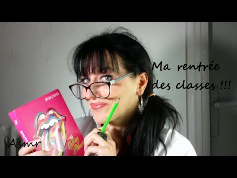 Asmr Fr /RP rentrée des classes / je reprends mes études / chuchotements-triggers