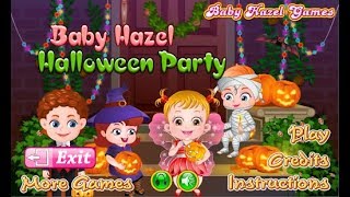 Baby Hazel Halloween Party gameplay cartoon Малышка Хейзел в Хэллоуин игра мультик