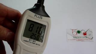 Термогигрометр, термометр-гигрометр et-931 flus(Термометр-гигрометр et-931 flus - профессиональный измеритель влажности и температуры со встроенным датчиком..., 2016-10-19T13:38:51.000Z)