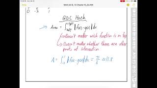 IB Math AA SL: Area in the Plane 2 (Chapter 10, 12 of 12)