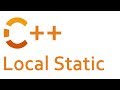 Local Static in C++