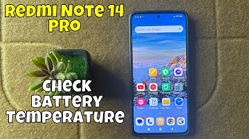How to Check Battery Temperature on Redmi Note 14 Pro - Ampere App on Redmi Note 14 Pro
