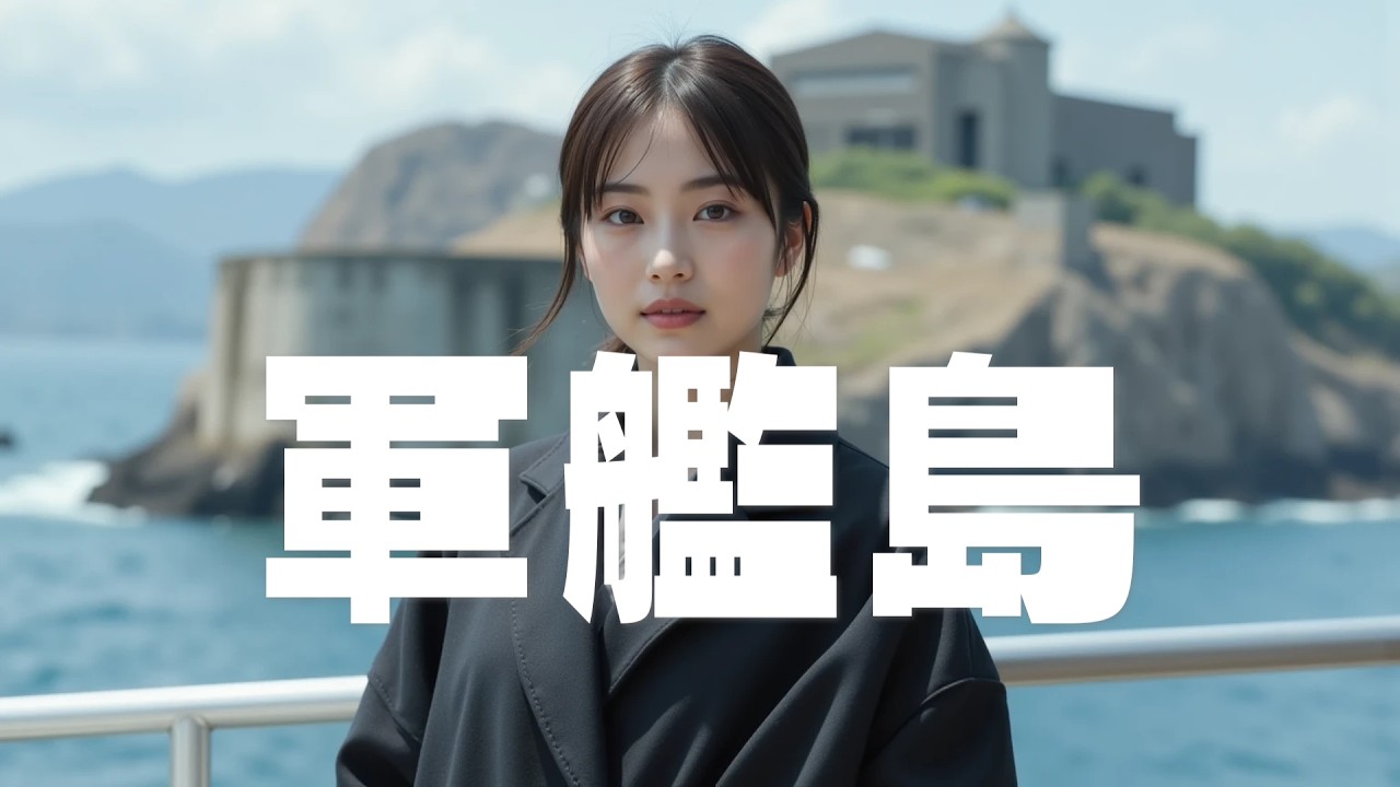 【軍艦島 AI美女 Jazz BGM｜Gunkanjima Hashima Island Cinematic 4K Nagasaki ...