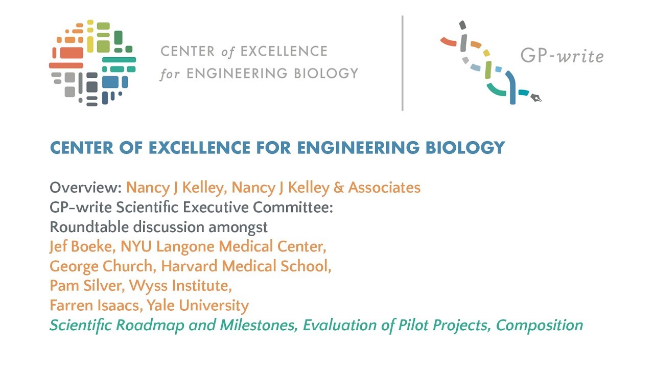 Center of Excellence for Engineering Biology