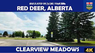 🏡 Clearview Meadows, Red Deer, Alberta 🏡 4K Drive