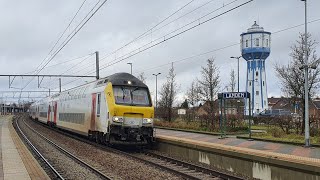 Treinen op station Landen/Trains à la gare de Landen 6-1-2023