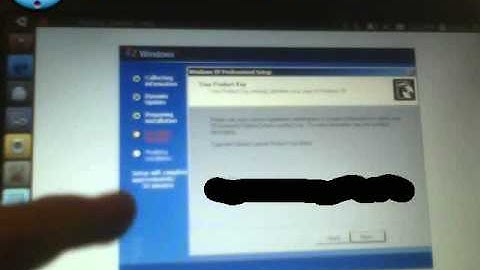 how to install Windows XP on ubuntu netbook edition part 4