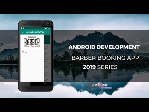 Android Development Tutorial - Barber Booking App part 15 Staff Home Screen