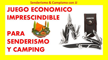 Conjunto WORKPRO  compuesto de Multiherramienta 15-1 navaja multiusos y navaja Táctica