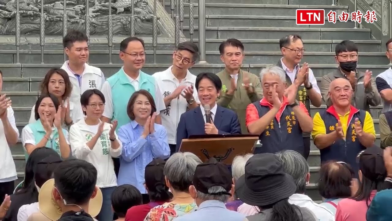 屏東代天宮參香祈福 總統賴清德：面對外來威脅 要團結一起