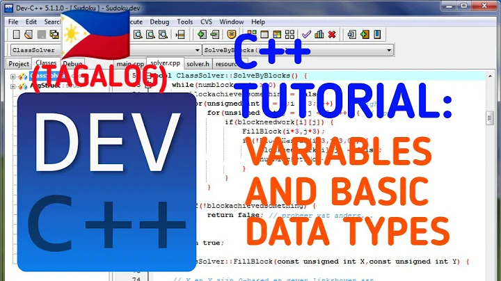 C++ Tutorial: Variables and Basic Data types | Channel Name Change 😁✌