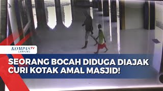 Seorang Bocah Diduga Diajak Mencuri Kotak Amal Masjid