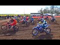 Motocross international thomer la sogne 2024 dpart premire manche inter