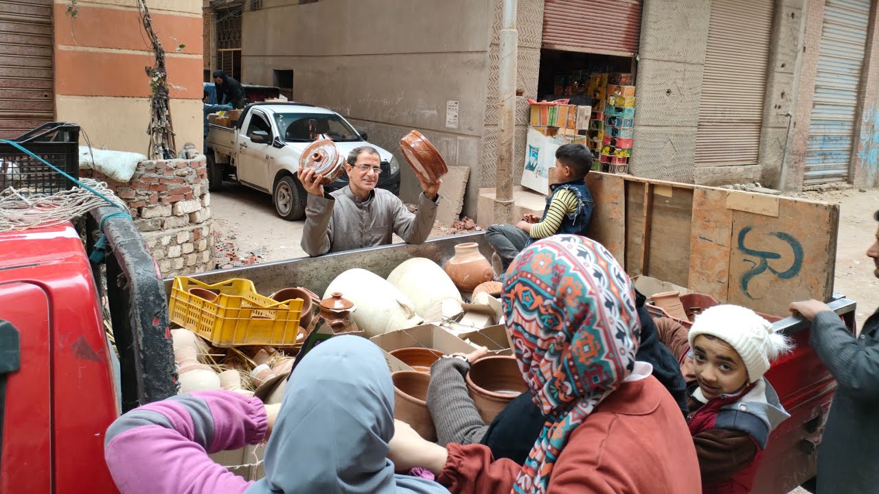 البيع بسعر المصنع🏘️ 3 بي 10 جنيه🤑الأواني و الطواجن الفخارية👌المطلوبة لكل منزل🏠أواني الزمن الجميل ✨