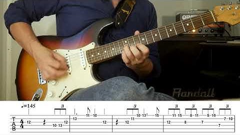 Neoclassical Guitar Etude #3 - String Skipping Arpeggios (With Tab & Backing Track!)