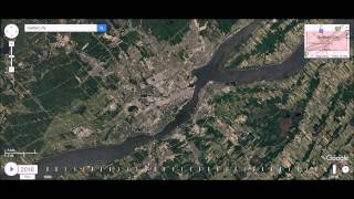 Quebec City, QB - Urban Sprawl Time Lapse