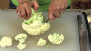 How To Cut Cauliflower Into Florets By Rockin Robin Cooks