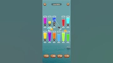 Water color sort level 1870 #androidgameplay #watersortpuzzle #shorts