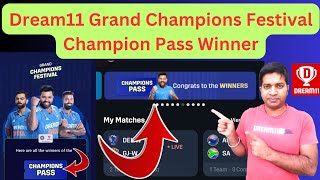 Dream11 Grand Champions Festival Champion Pass Winner|| How To Check Dream11 Champions Pass Winner screenshot 5