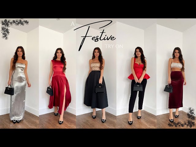 FESTIVE HOLIDAY OUTFITS REFORMATION TRY ON | VLOGMAS DAY 6| Alessandra Rosa 