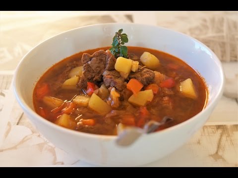 Kochen für Anfänger - Rindergulasch. 