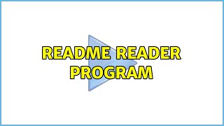 README reader program