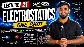 Class 12th Physics Chapter 1 : Electric Charges & Fields || Oneshot Of 1-20 Lectures || IIT-JEE/NEET